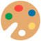 Artist Palette emoji on Mozilla